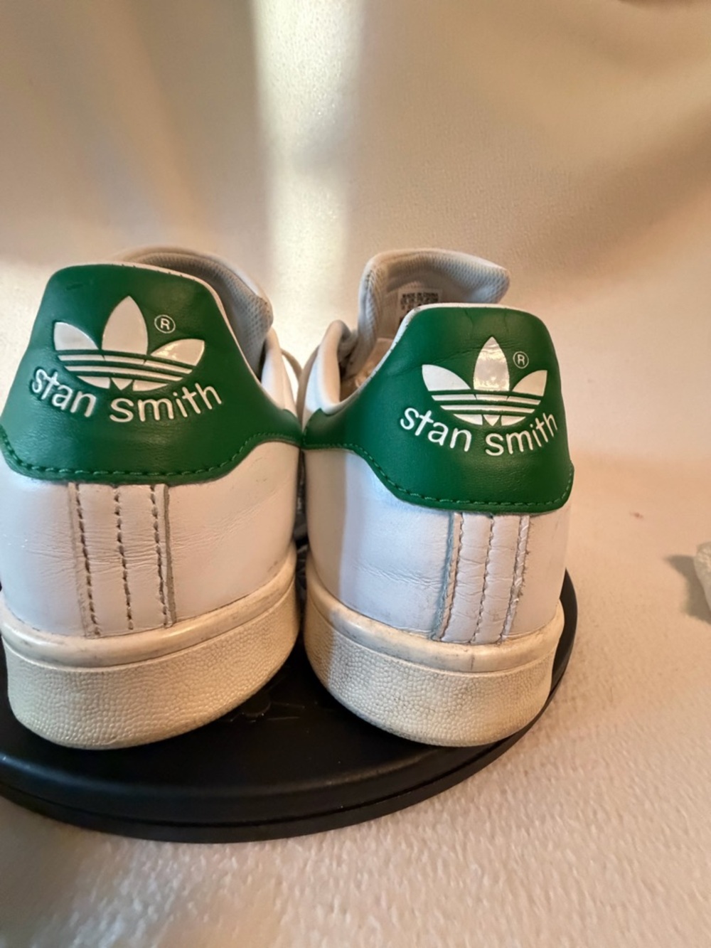 Adidas Stan Smith White and Green Low-Top Sneakers sz 13 - Picture 2 of 8